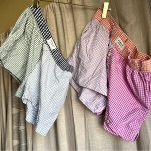 American Eagle Colorblock Gingham Boxer Shorts Bundle | Size M | Multicolor